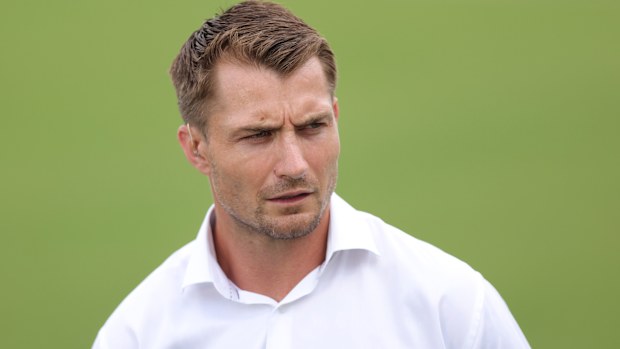 SYDNEY, AUSTRALIA - FEBRUARY 07: Kieran Foran commentates for Fox Sports ahead of the NRL pre-season match between Canterbury Bulldogs and North Queensland Cowboys at Netstrata Jubilee Stadium, on February 07, 2026, in Sydney, Australia. (Photo by Jason McCawley/Getty Images)
