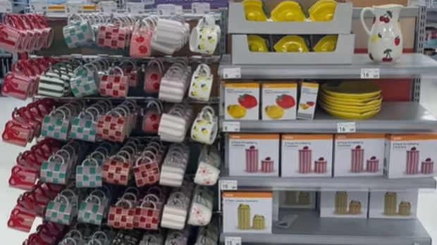 Kmart fruit themed homewares