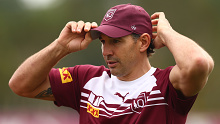 Billy Slater during Maroons camp. 