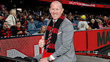 MELBOURNE, AUSTRALIA - MARCH 13: Jason Johnson is seen during the 2026 AFL Round 01 match between the Essendon Bombers and the Hawthorn Hawks at the Melbourne Cricket Ground on March 13, 2026 in Melbourne, Australia. (Photo by Michael Willson/AFL Photos via Getty Images)