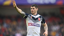 John Bateman during England's Rugby League World Cup match against Greece at Bramall Lane on October 29, 2022 in Sheffield, England.
