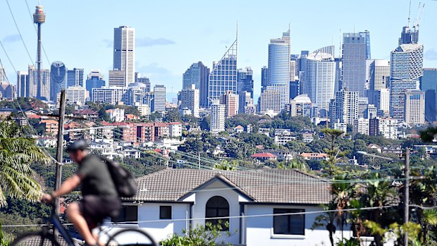 View of Sydney CBD from Dover Heights.