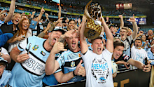 Chad Townsend celebrates after the 2016 grand final