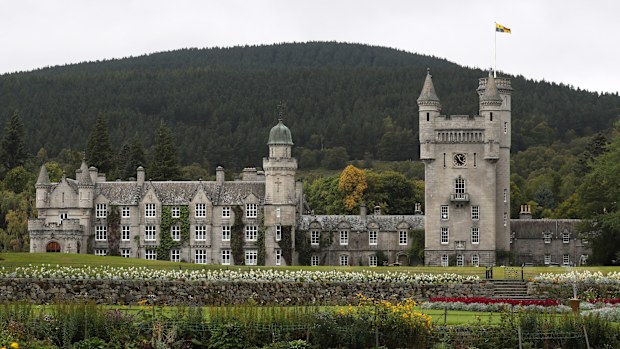 ABERDEEN, SCOTLAND - SEPTEMBER 20:  A general view of Balmoral Castle as Queen Elizabeth holds a private audience on September 20, 2017 in Aberdeen Scotland. (Photo by Andrew Milligan - WPA Pool/Getty Images)