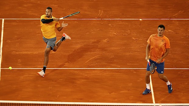Former doubles partners Nick Kyrgios and Bernard Tomic are now locked in a war of words.