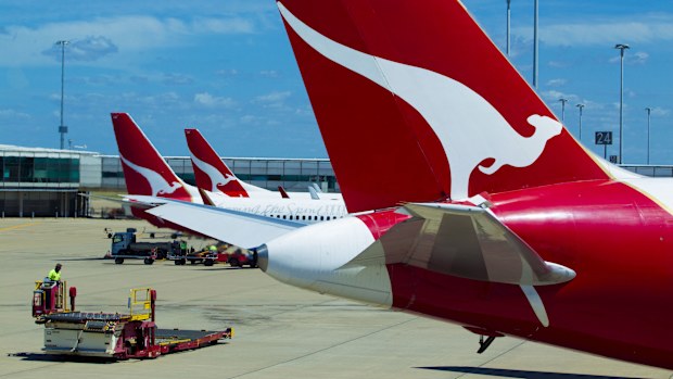 Qantas planes.