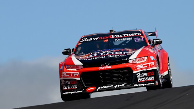 Brodie Kostecki drives the Erebus Motorsport Chevrolet Camaro in practice during the Bathurst 1000, part of the 2023 Supercars Championship Series at Mount Panorama on October 06, 2023 in Bathurst, Australia. (Photo by Morgan Hancock/Getty Images)