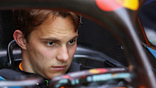 Oscar Piastri sits in his McLaren ahead of the 2025 Imola Grand Prix.