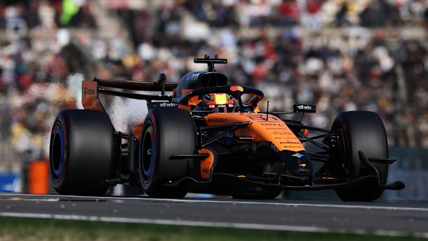 Oscar Piastri of Australia driving the (81) McLaren MCL40 Mercedes on track during qualifying ahead of the F1 Grand Prix of China at Shanghai International Circuit on March 14, 2026 in Shanghai, China. (Photo by Mark Thompson/Getty Images)