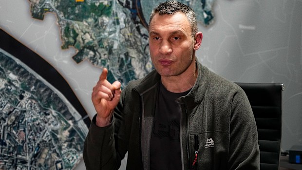 Vitali Klitschko, Kyiv Mayor and former heavyweight champion.