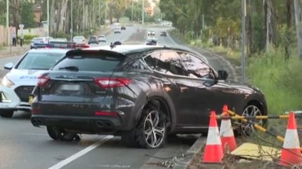 Unlicensed driver allegedly leads police on chase in stolen Maserati ...