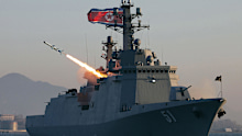 North Korea launched multiple ballistic missiles toward the sea on Sunday, its neighbors said, the North’s latest weapons testing activity this year.