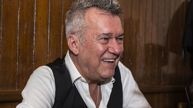 Jimmy Barnes, pictured in 2017, has thanked his family, hospital staff and fans.
