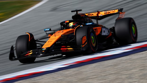 Oscar Piastri of Australia driving the (81) McLaren MCL39 Mercedes on track during qualifying ahead of the F1 Grand Prix of Austria at Red Bull Ring on June 28, 2025 in Spielberg, Austria. (Photo by Zak Mauger/LAT Images)