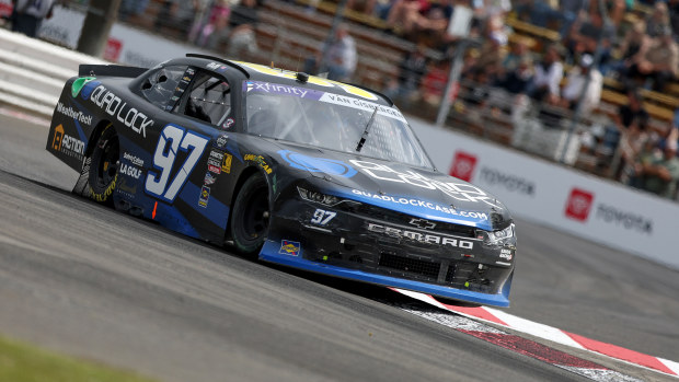 Shane Van Gisbergen, driver of the #97 Quad Lock Chevrolet, drives during the NASCAR Xfinity Series Pacific Office Automation 147 at Portland International Raceway on June 01, 2024 in Portland, Oregon. (Photo by Meg Oliphant/Getty Images)
