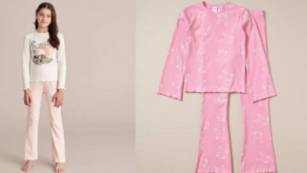 Some pyjama sets made by Target Australia have been recalled over fire fears.The garments don't meet sizing safety rules for kids nightwear.