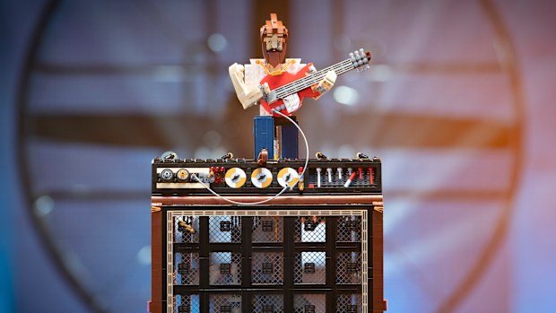 Nick and Gene LEGO Masters 2022 Blown Away Challenge Head-Banging Rocker 