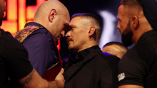 Fury and Usyk face-off.