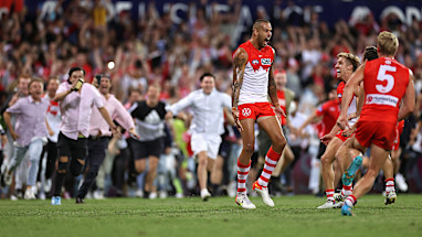 Answer: Franklin kicks historic 1000th goal