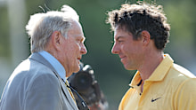 Jack Nicklaus was 'surprised' Rory McIlroy skipped the Memorial Tournament, which he won in 2023 (pictured)