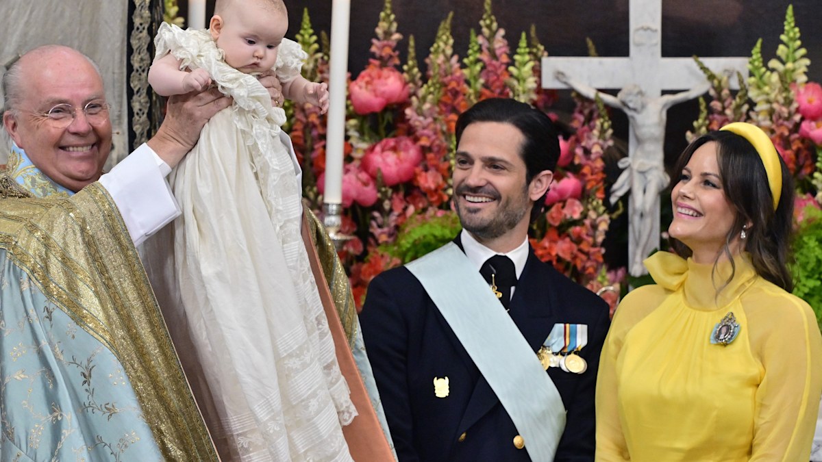 Princess Ines of Sweden christening: Princess Sofia and Prince Carl ...