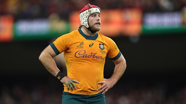 Fraser McReight of Australia at the Principality Stadium.