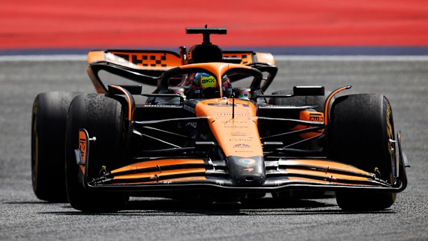 Oscar Piastri of Australia driving the (81) McLaren MCL38 Mercedes on track during the F1 Grand Prix of Austria at Red Bull Ring on June 30, 2024 in Spielberg, Austria. (Photo by Chris Graythen/Getty Images)
