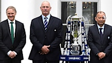 Joe Schmidt, Vern Cotter and Eddie Jones during their Six Nations days.