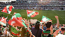 Rabbitohs fans at Allianz Stadium.