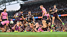 Deine Mariner scores the match-winning try