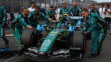 MELBOURNE, AUSTRALIA - MARCH 08: Fernando Alonso of Spain driving the (14) Aston Martin F1 Team AMR26 Honda arrives on the grid during the F1 Grand Prix of Australia at Albert Park Grand Prix Circuit on March 08, 2026 in Melbourne, Australia. (Photo by Alastair Staley/LAT Images)