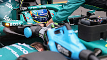 SHANGHAI, CHINA - MARCH 15: Fernando Alonso of Spain and Aston Martin F1 Team prepares to drive on the grid during the F1 Grand Prix of China at Shanghai International Circuit on March 15, 2026 in Shanghai, China. (Photo by Lars Baron/LAT Images)