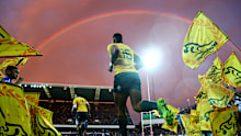 Israel Folau at nib Stadium.