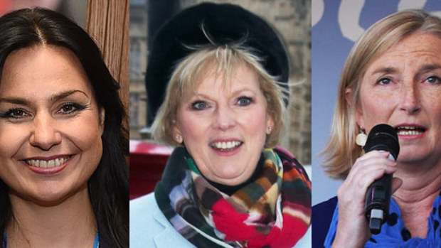 Heidi Allen, Anna Soubry and Sarah Wollaston