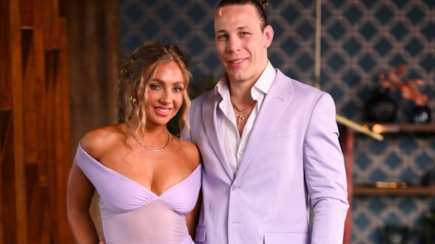 MAFS 2024 Dinner Party Eden and Jayden
