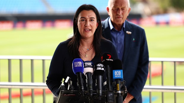 AFL Executive General Manager of Football, Laura Kane.
