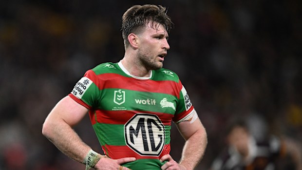 Jai Arrow in action for South Sydney.