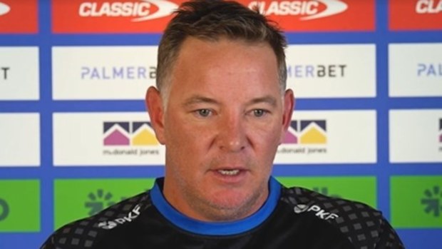 Knights coach Adam O'Brien.