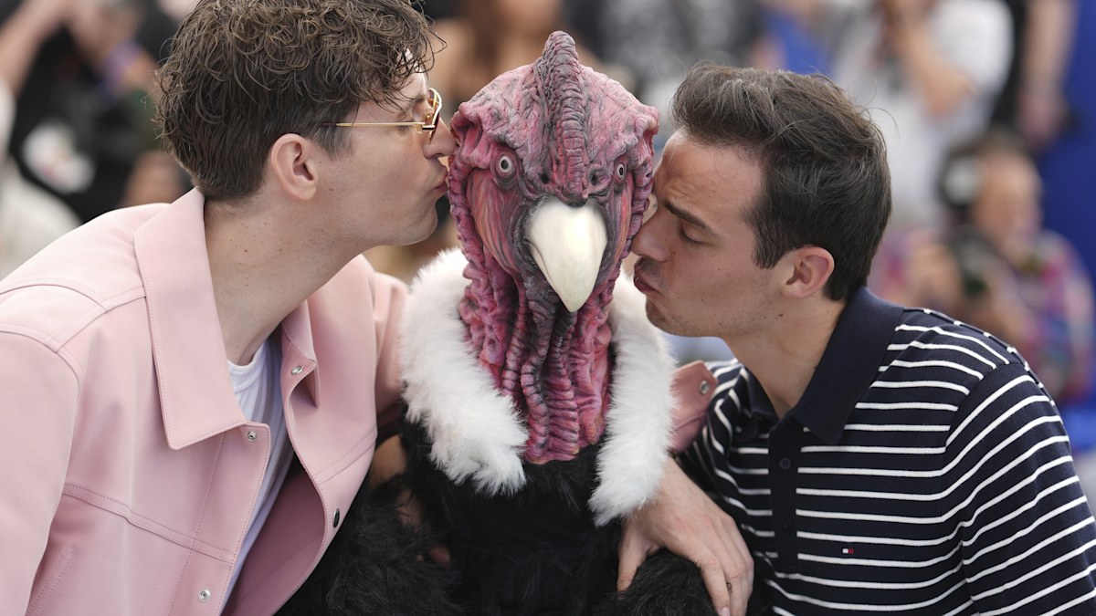 Cannes Film Festival 2025: Man in bird costume walks red carpet as a ...