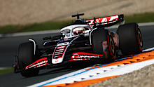 Kevin Magnussen of Denmark driving the (20) Haas F1 VF-24 Ferrari on track during practice ahead of the F1 Grand Prix of Netherlands at Circuit Zandvoort on August 23, 2024 in Zandvoort, Netherlands. (Photo by Clive Rose/Getty Images)