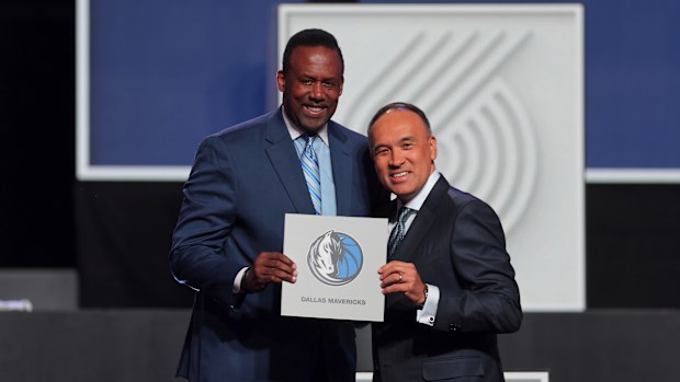 The Mavs had a 1.8% chance to win the lottery.