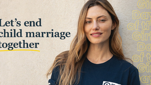 Phoebe Tonkin, Australian actress and Plan International Australia Ambassador.