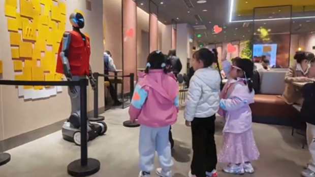 McDonald's Shanghai humanoid robot 