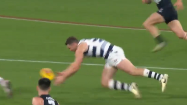 Dangerfield went down in an innocuous act.