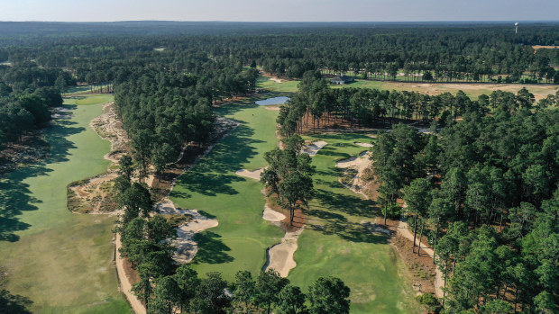 A general view of Pinehurst No.2, which will host the US Open this week. 