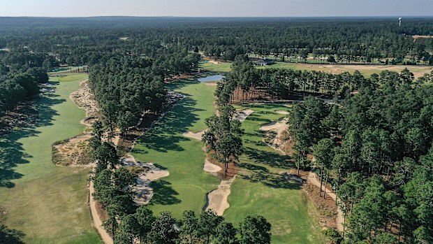 A general view of Pinehurst No.2, which will host the US Open this week. 