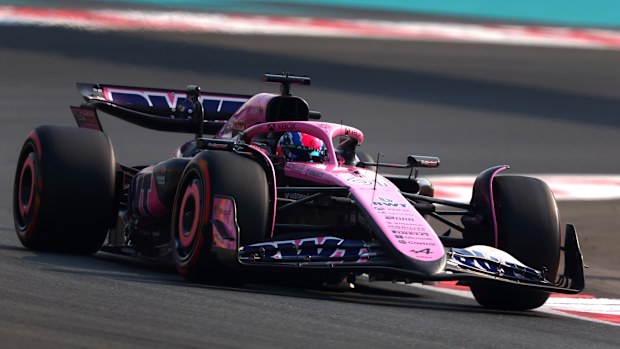 Jack Doohan of Australia driving the (61) Alpine F1 A524 Renault on track during practice ahead of the F1 Grand Prix of Abu Dhabi at Yas Marina Circuit on December 06, 2024 in Abu Dhabi, United Arab Emirates. (Photo by Joe Portlock/Getty Images)