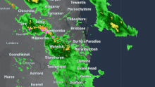 Southeast Queensland was lashed with its heaviest downpour in more than six months.