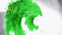 Cyclomne Narelle initially hit Far North Queensland, cuasing widespread flooding.