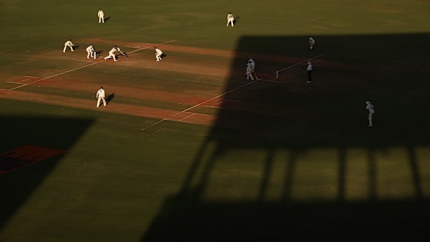 A general view during day two of the First Test match in the series between India and Australia at Vidarbha Cricket Association Ground on February 10, 2023 in Nagpur, India. (Photo by Robert Cianflone/Getty Images)